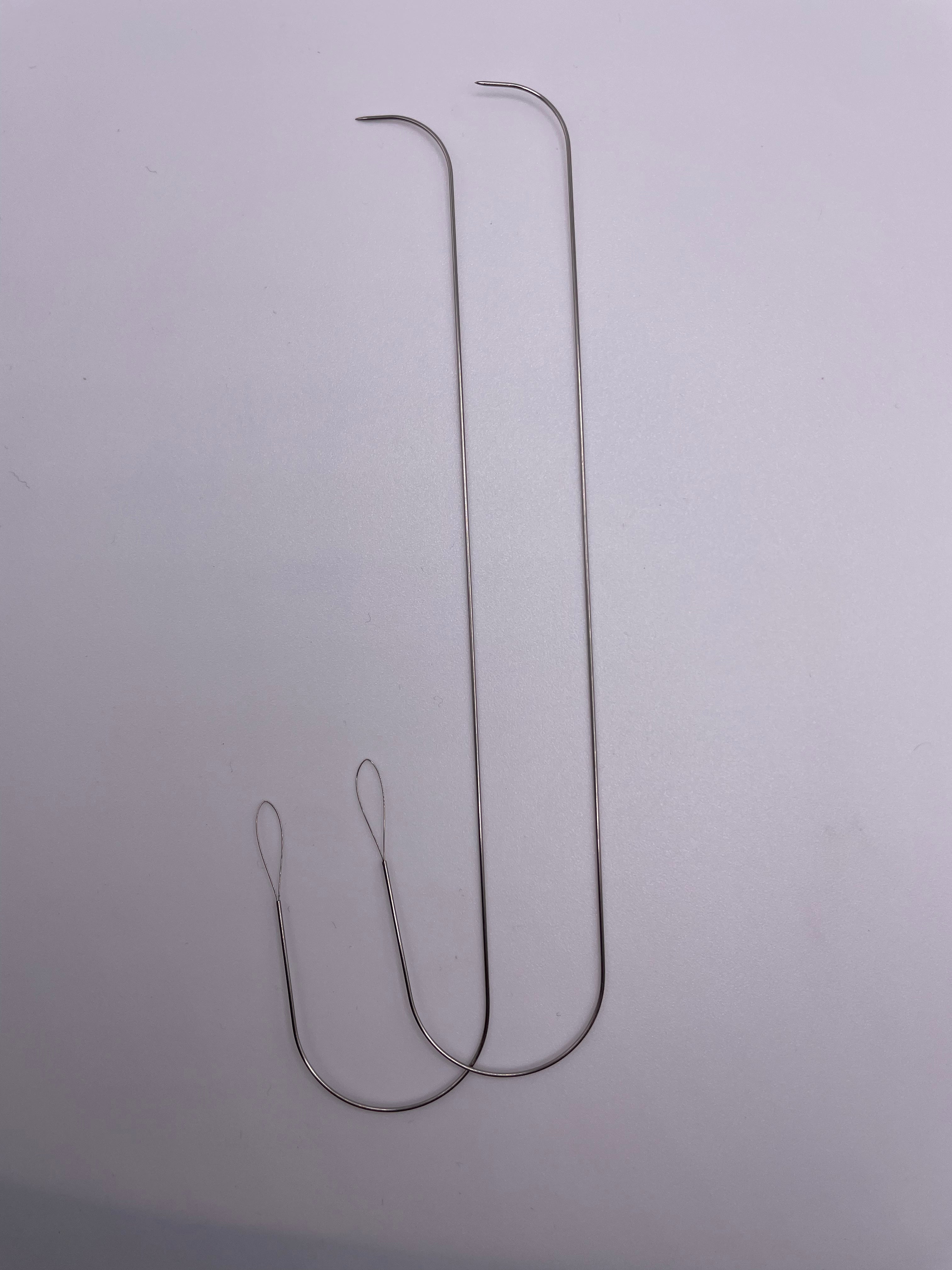 Curved big eye needle